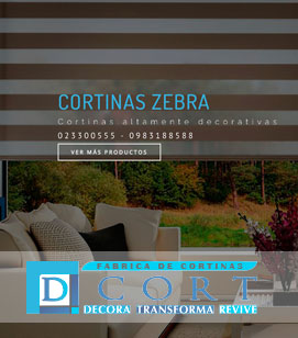 Cortinas zebra