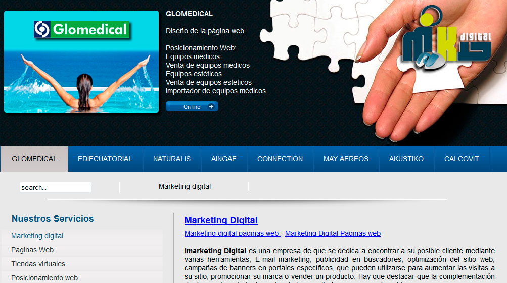 Marketing Digital web